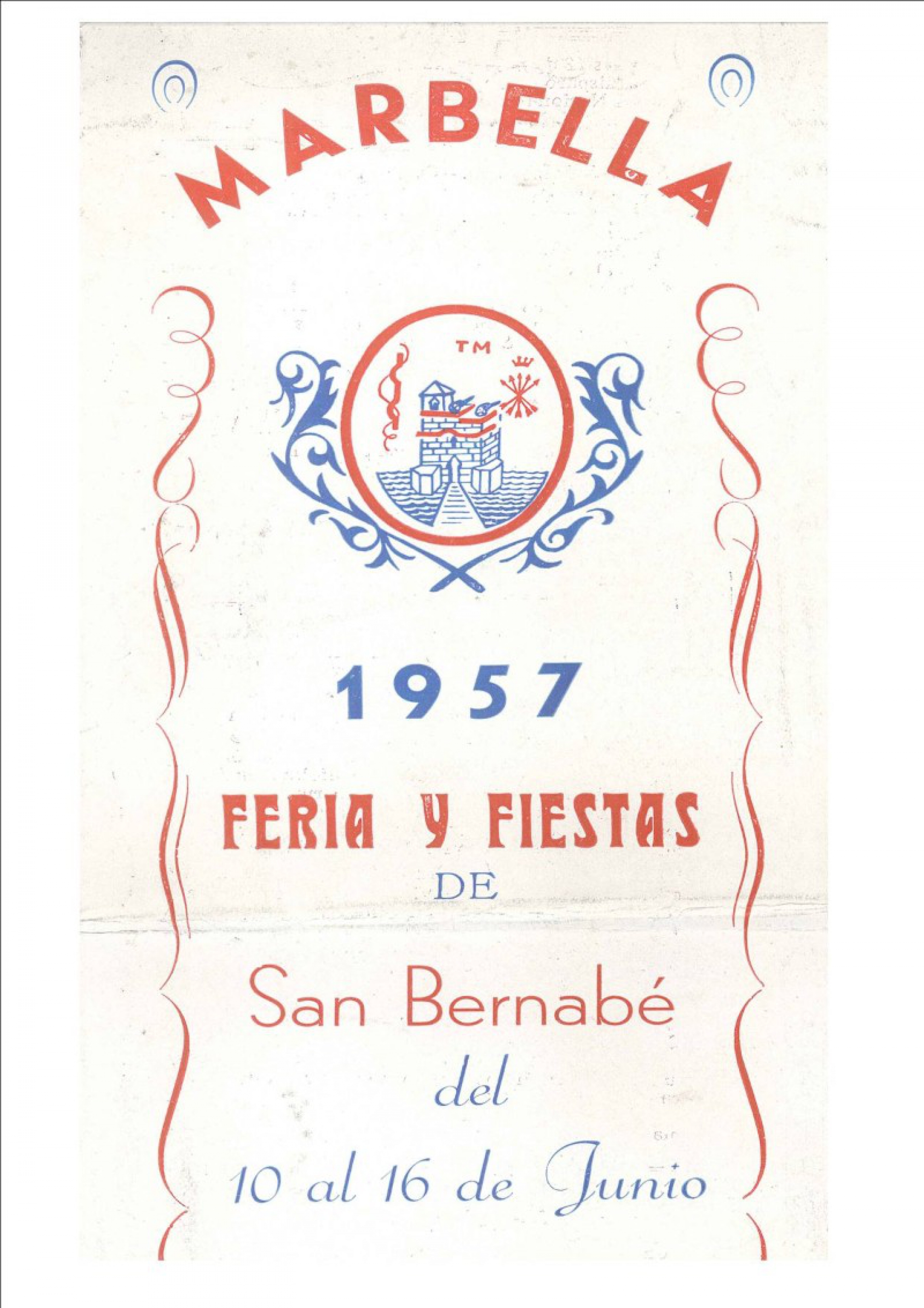 Feria y Fiestas de San Bernabé 1957 Marbella